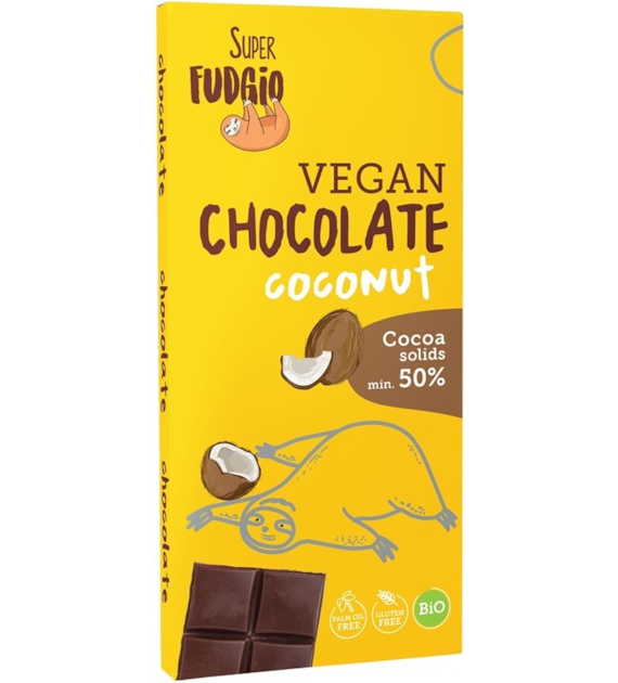 Wegańska czekolada kokosowa BIO 80 g