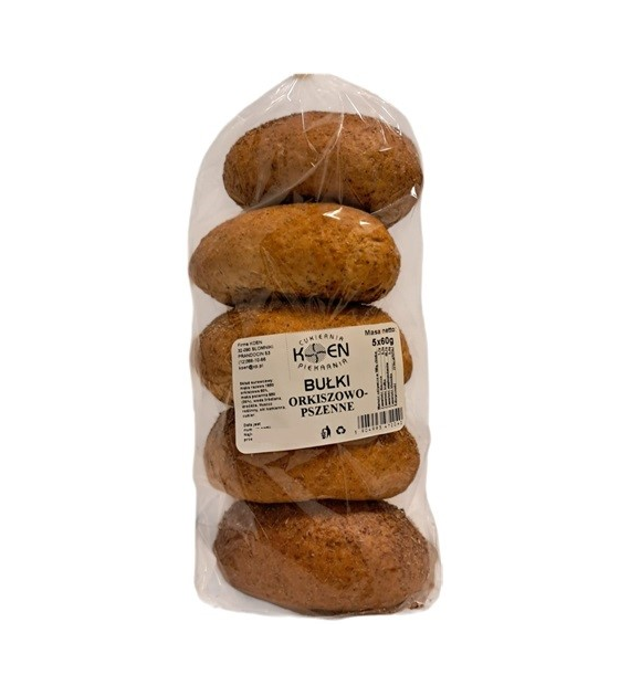 Bułki orkiszowo-pszenne 5x60g