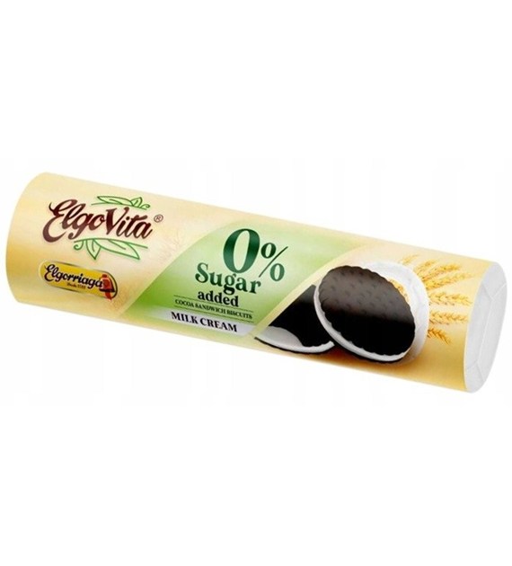 Ciastka-kakaowe markizy z kremem o smaku mlecznym B/C 180 g