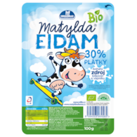 Ser edam w plastrach 30% tł. BIO 100 g
