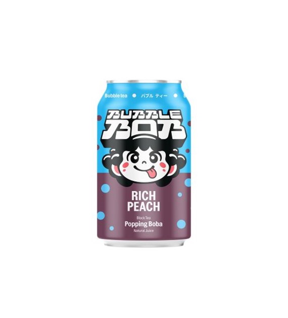 Popping Bubble Tea Brzoskwinia 330 ml