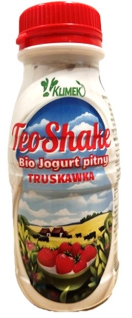 Jogurt pitny truskawka BIO 270 ml