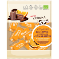 Krówki wegańskie czekolada z pomarańczą BIO 150 g