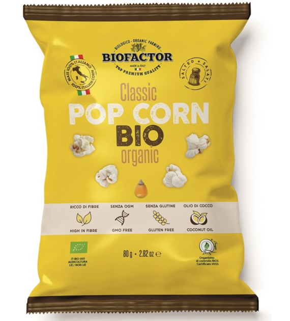 Popcorn solony bezglutenowy BIO 80 g