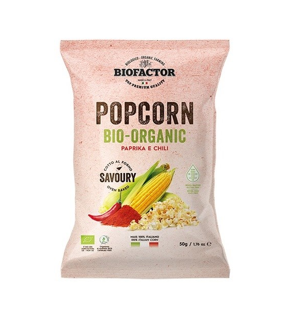 Popcorn papryka-chili bezglutenowy BIO 50 g