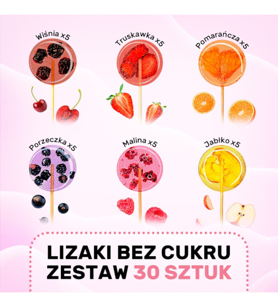 Lizaki TimPops  B/C mix smaków 30 szt