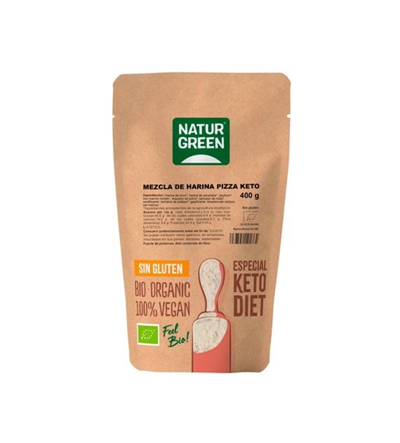 Mieszanka na ciasto do pizzy KETO BEZGL. BIO 400 g