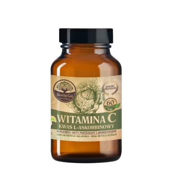 Witamina C z kapusty kwas L-askorbinowy  w kapsułkach 60 g