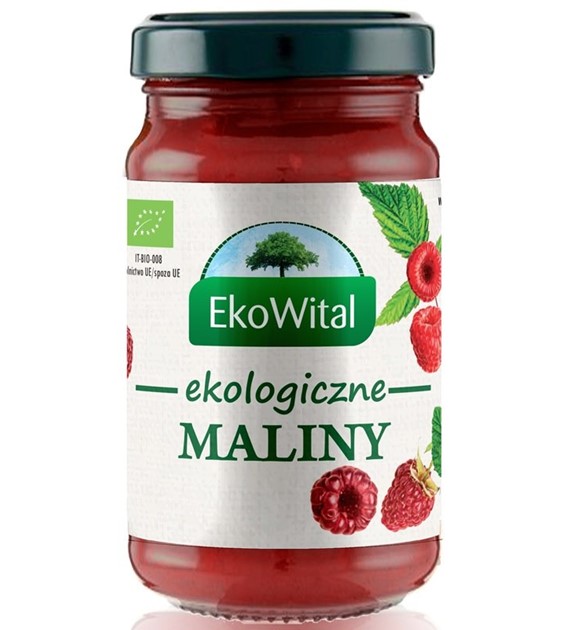Mus malinowy bez dodatku cukru BIO 250 g