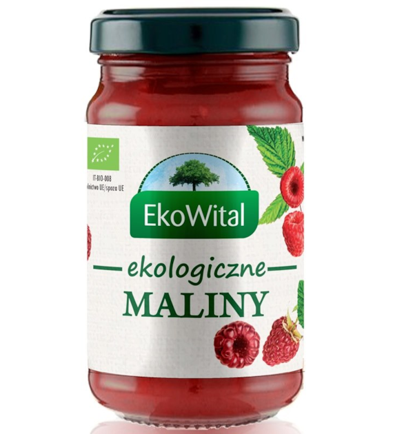 Mus malinowy bez dodatku cukru BIO 250 g