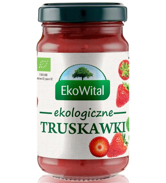 Mus truskawkowy bez dodatku cukru BIO 250 g