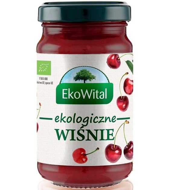 Mus wiśniowy bez dodatku cukru BIO 250 g