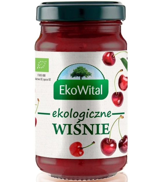 Mus wiśniowy bez dodatku cukru BIO 250 g