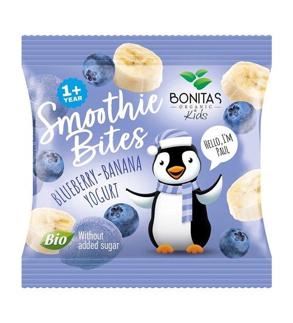 Liofilizowana przekąska borówka-banan-jogurt BIO 10 g