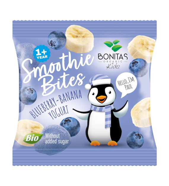 Liofilizowana przekąska borówka-banan-jogurt BIO 10 g