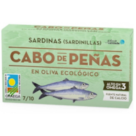 Mini sardynki w ekologicznej oliwie z oliwek 85 g