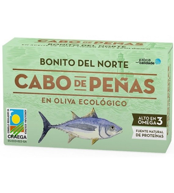 Tuńczyk bonito w ekologicznej oliwie z oliwek 111 g