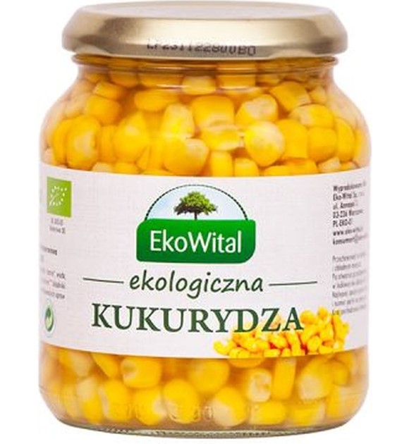Kukurydza w zalewie BIO 340 g / 230 g