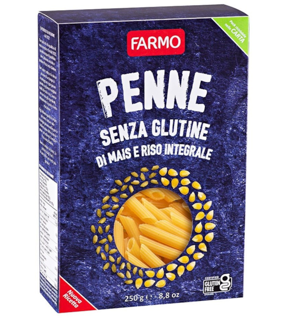 Makaron penne kukurydziano-ryżowy bezglutenowy 250 g