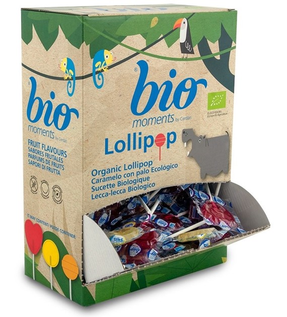 Lizaki owocowe serduszka BIO BEZGL. 100 x 8,3 g