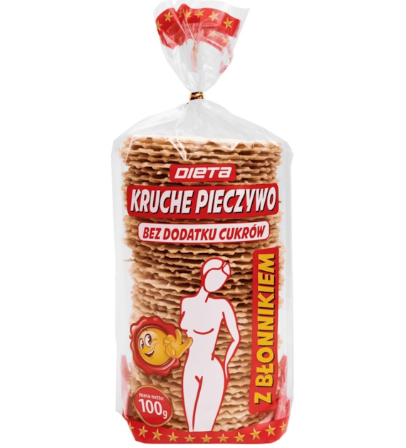 Kruche pieczywo z błonnikiem 100g