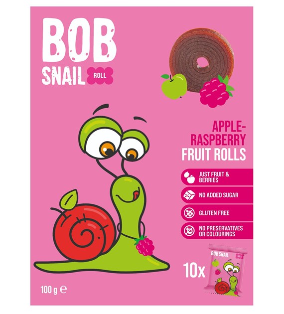 Przekąska jabłko - malina 100g