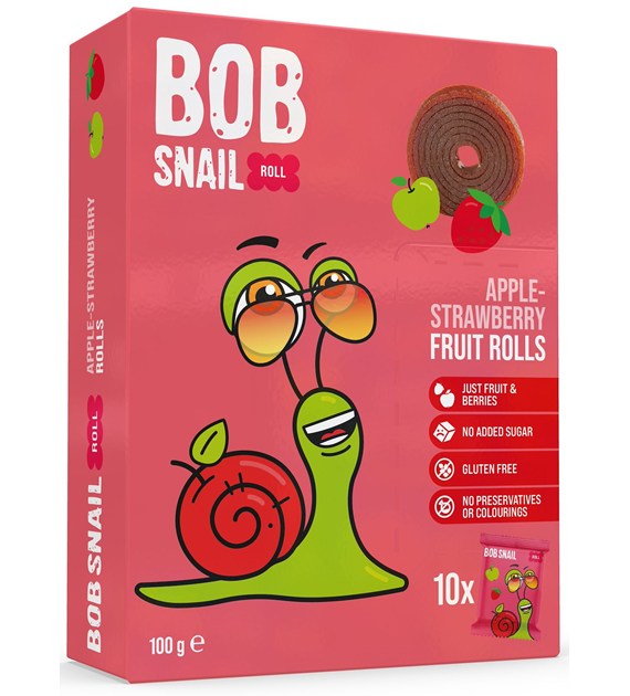 Przekąska jabłko - truskawka 100g