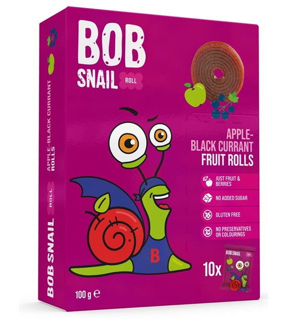 Przekąska jabłko-czarna porzeczka 100g