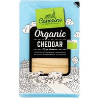 Ser cheddar w plastrach BIO 125 g