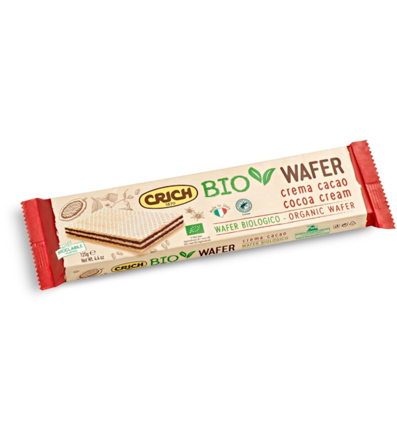 Wafelki z kremem kakaowym BIO 125 g