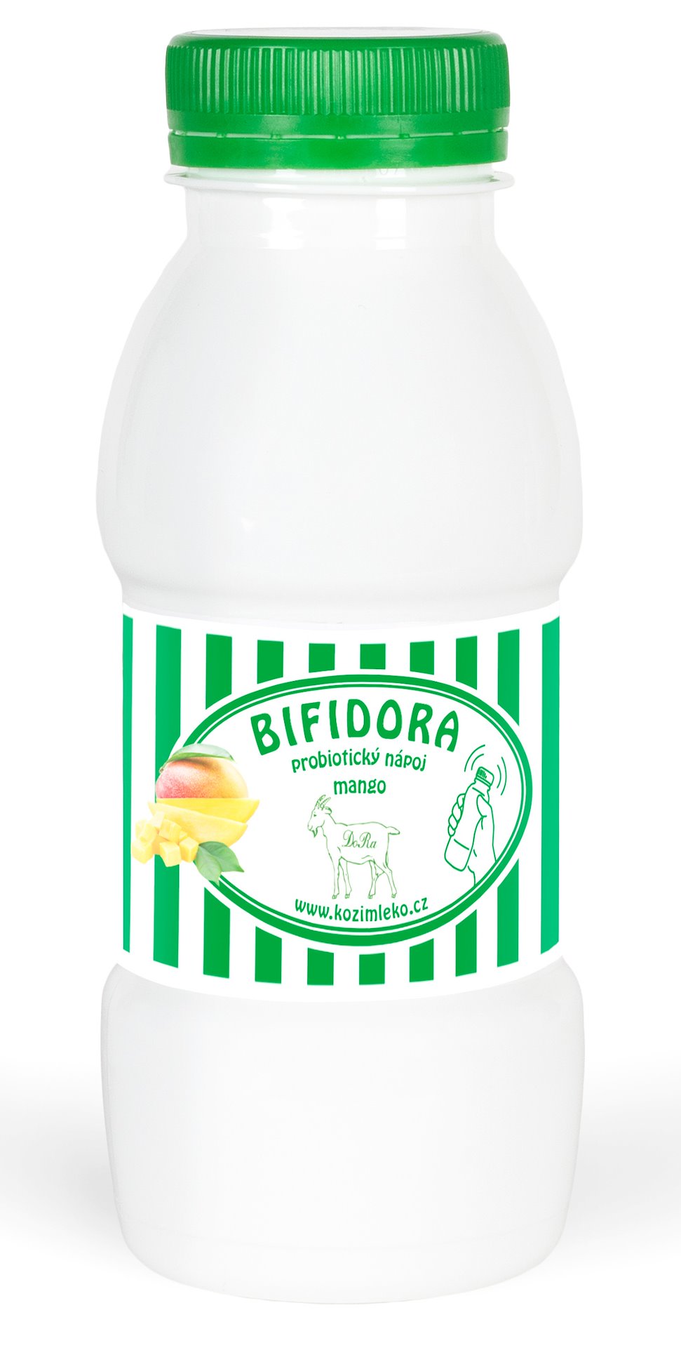 Jogurt pitny probiotyczny z mleka koziego Bifidora z mango 240 g