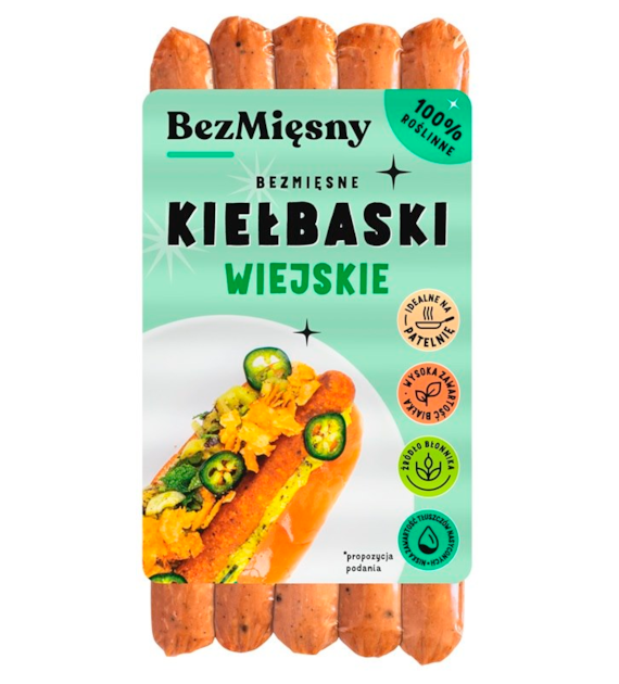Bezmięsne Kiełbaski Wiejskie 180g