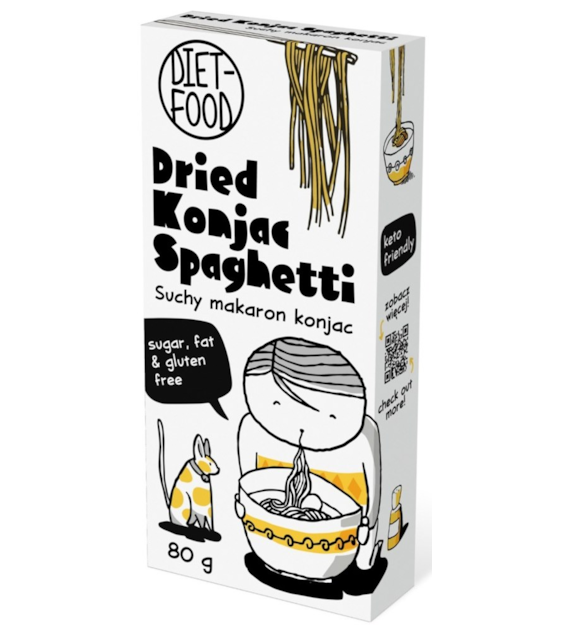 Makaron Shiritaki konjac spaghetti suchy 80 g