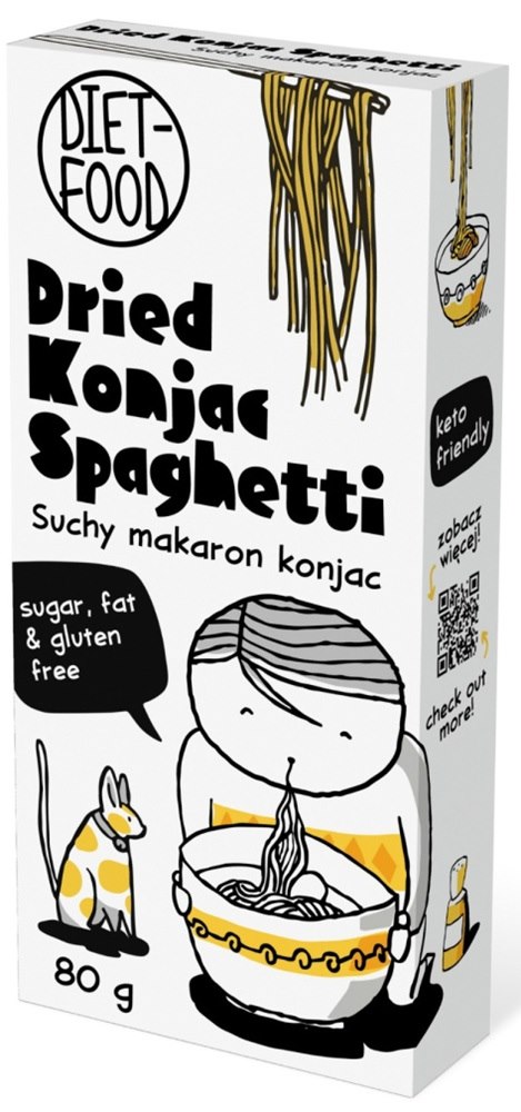Makaron Shiritaki konjac spaghetti suchy 80 g