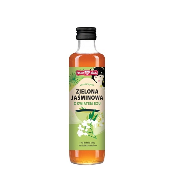 Herbata Zielona jaśminowa z kwiatem bzu 250ml