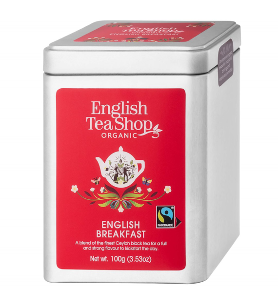 Herbata English Breakfast sypana w puszce 100g BIO