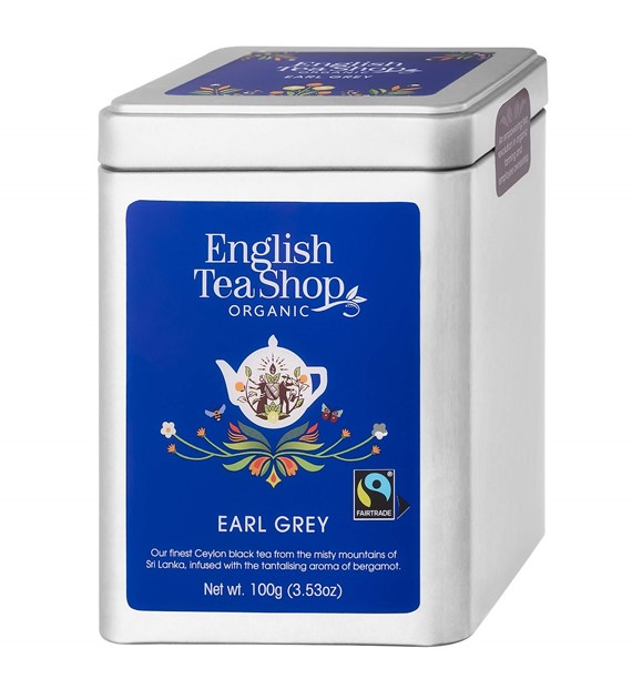 Herbata Earl Grey sypana w puszce 100g BIO