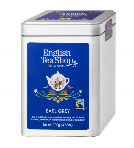 Herbata Earl Grey sypana w puszce 100g BIO
