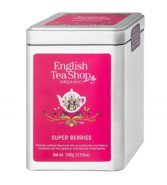 Herbata owocowa Superberries sypana w puszce 100g BIO