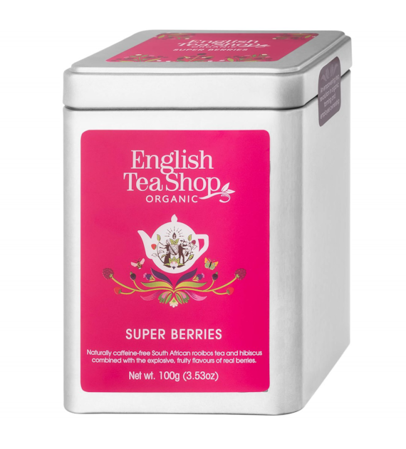 Herbata owocowa Superberries sypana w puszce 100g BIO