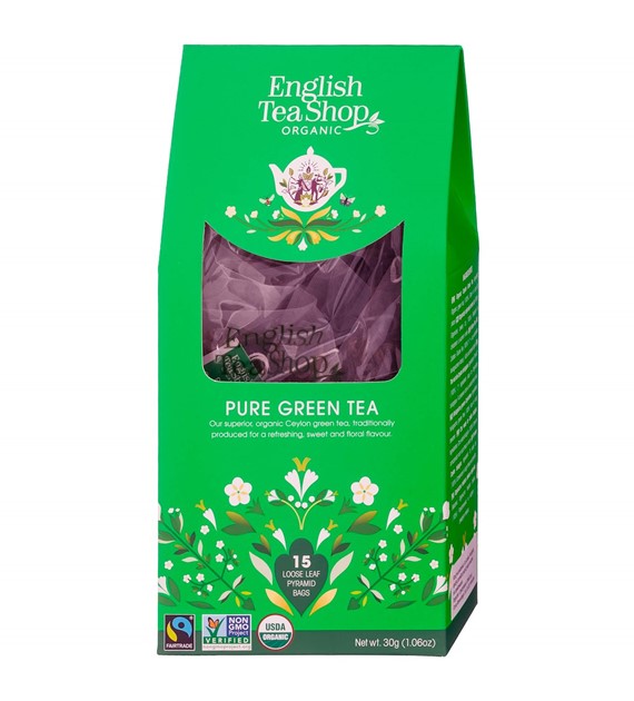 Herbata zielona cejlońska 15 piramindek 30 g BIO