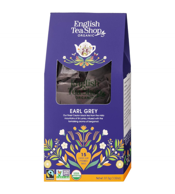 Herbata EARL GREY 15 piramidek 37,5g BIO
