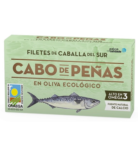 Makrela filety w ekologicznej oliwie z oliwek 85 g