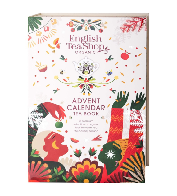 Kalendarz adwentowy Tea Book Cream – 25 piramidek BIO 50g BN