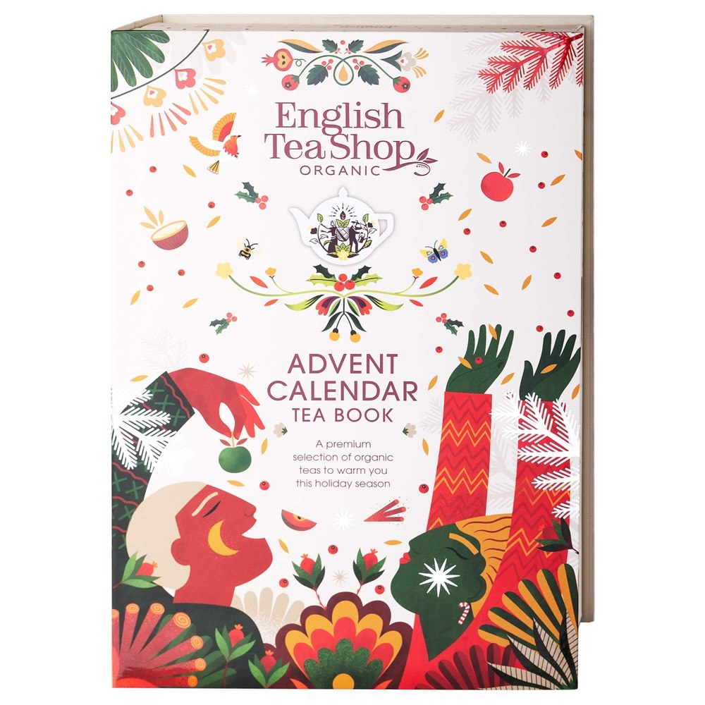 Kalendarz adwentowy Tea Book Cream – 25 piramidek BIO 50g BN