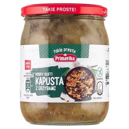 Kapusta z grzybami 420 g