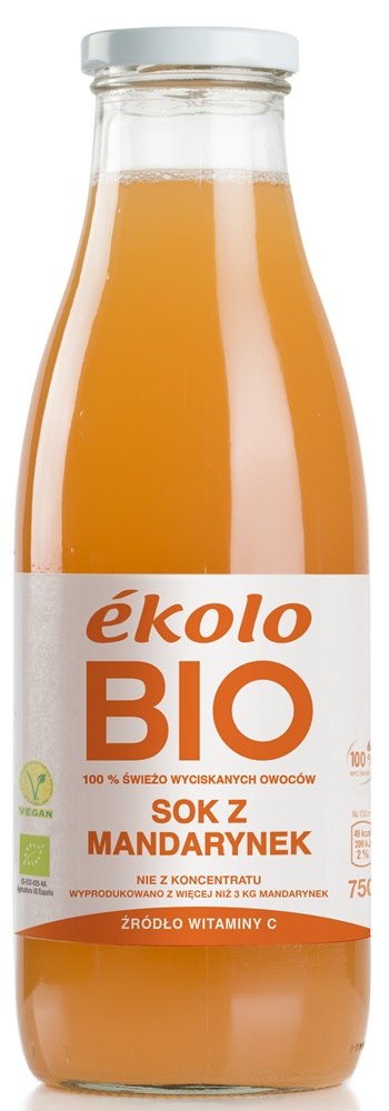 Sok z mandarynek BIO 750 ml