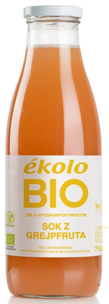 Sok z grejpfrutów BIO 750 ml