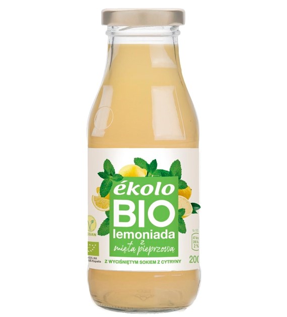 Lemoniada z miętą pieprzową bez dodatku cukru BIO 200 ml