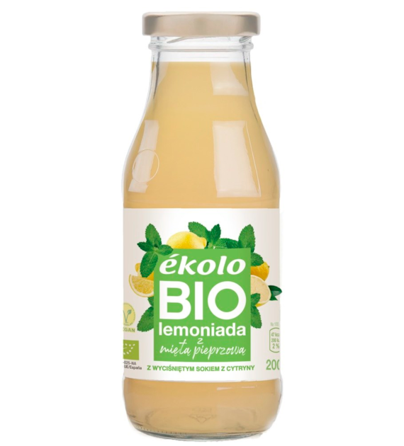 Lemoniada z miętą pieprzową bez dodatku cukru BIO 200 ml